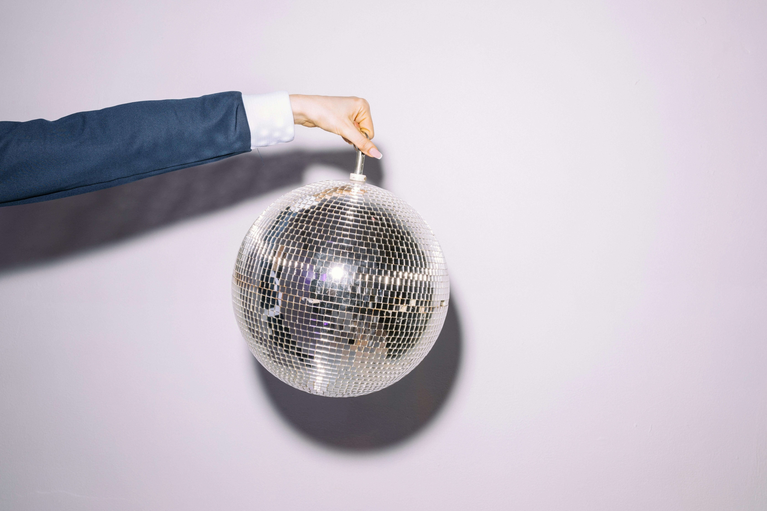 Disco ball representing BEA's branding